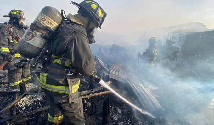 EL CUERPO DE BOMBEROS DE ÑUÑOA (CBÑ) RESPONDE A EMERGENCIA ESTRUCTURAL DECLARADA